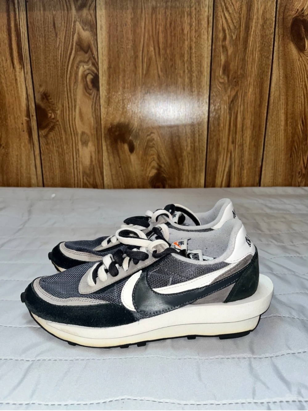 Size 7 - sacai x Nike LDWaffle Black